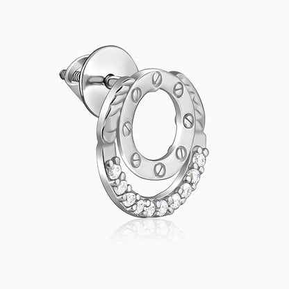 Silver High Spark Earrings