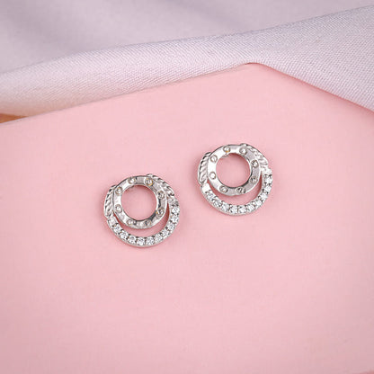 Silver High Spark Earrings