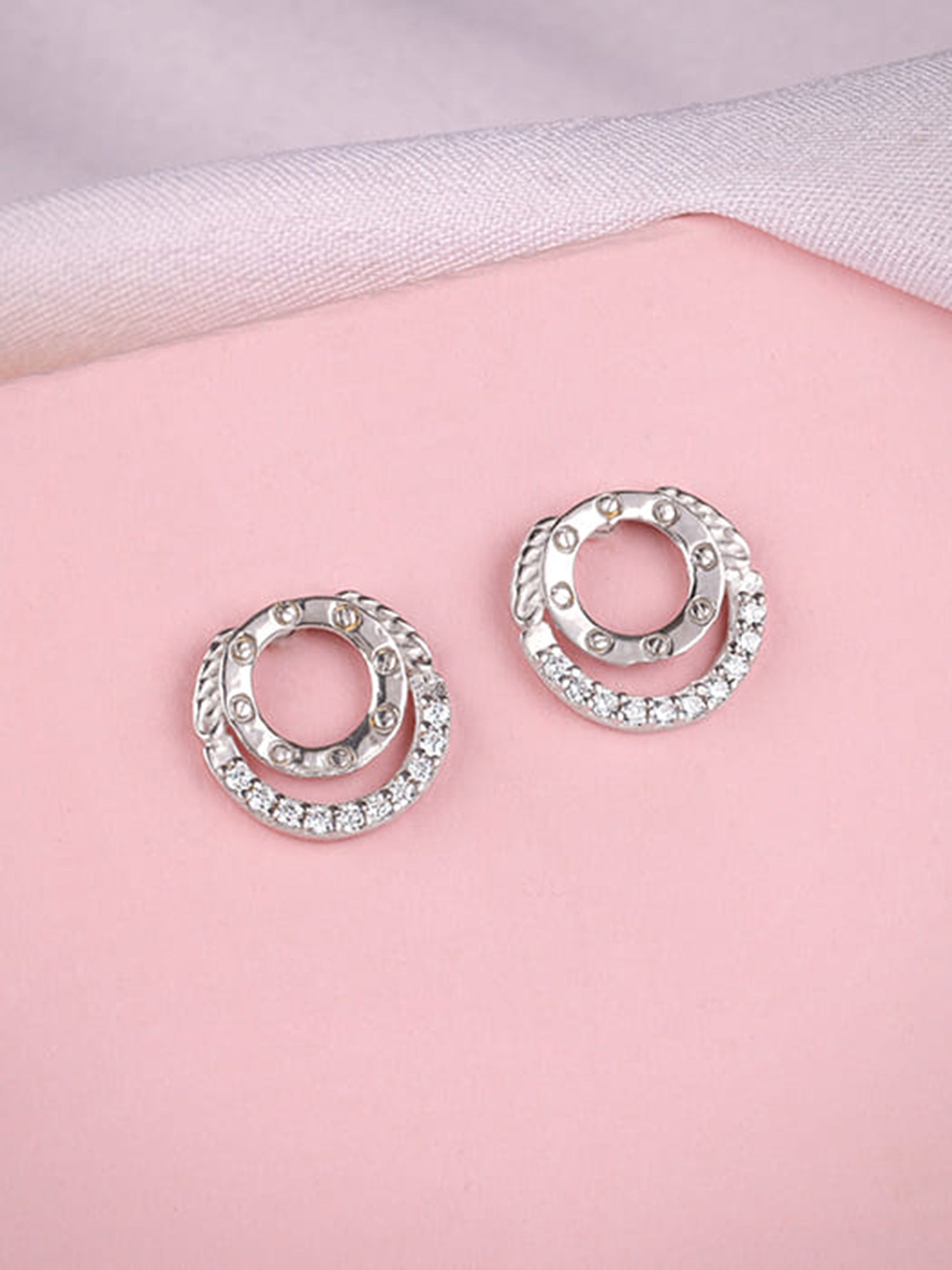 Silver High Spark Earrings