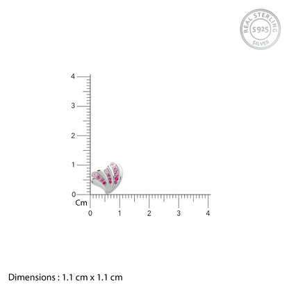 Silver Waveshell Studs