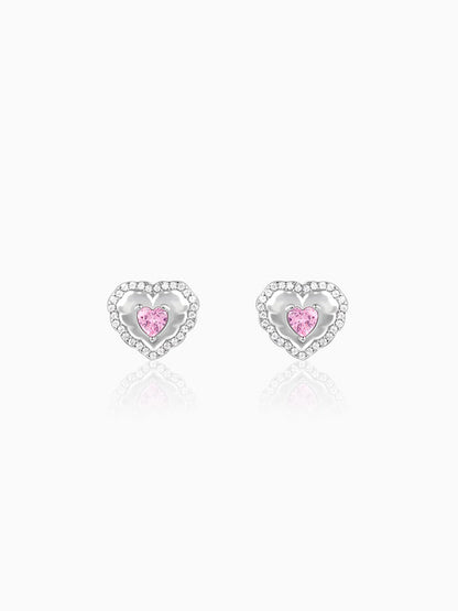 Silver Lovelight Stud Earrings