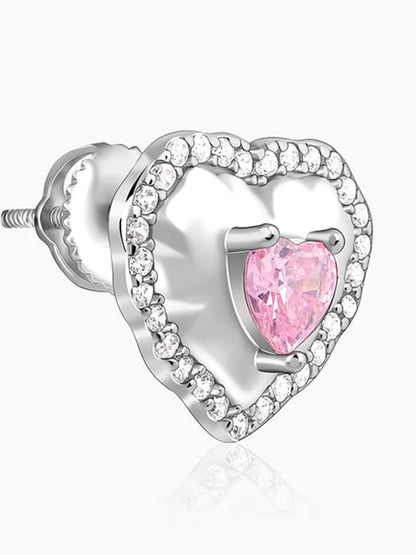 Silver Lovelight Stud Earrings
