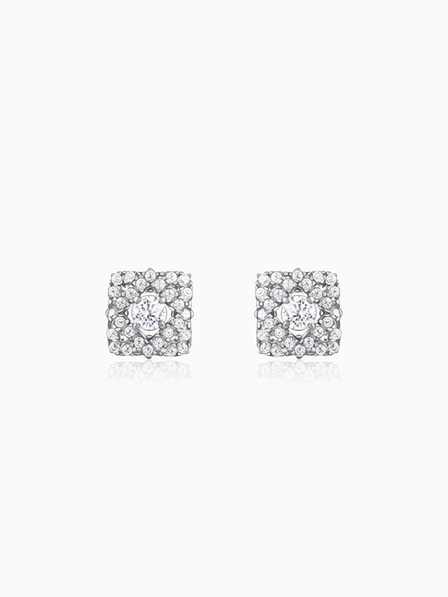 Silver Spark Pop Earrings