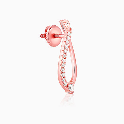 Rose Gold Fashionista Earrings