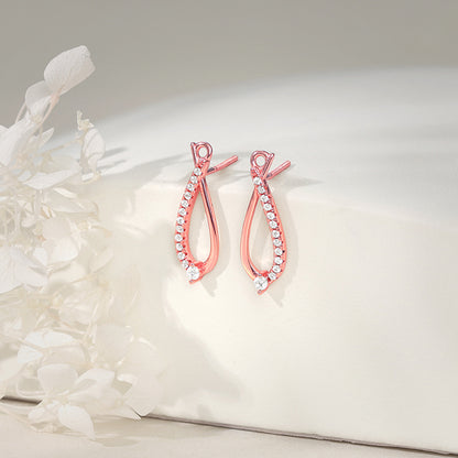Rose Gold Fashionista Earrings