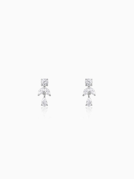 Silver Perfect Leaf Earrings