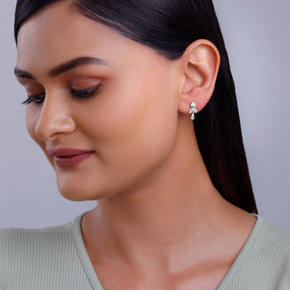 Silver Perfect Leaf Earrings