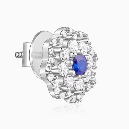 Silver Floral Flight Earrings