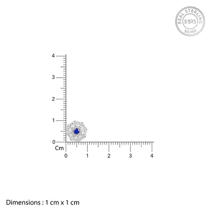 Silver Floral Flight Earrings