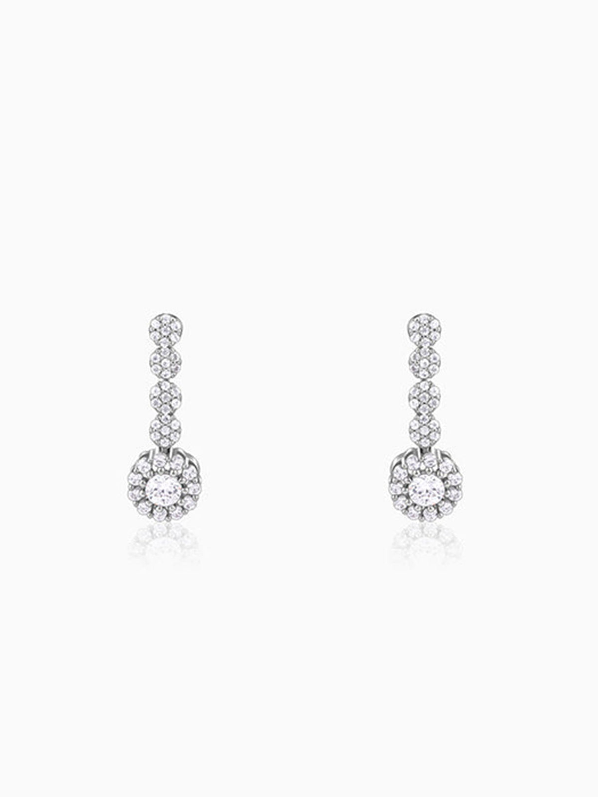 Silver Prima Donna Dangler Earrings