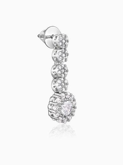 Silver Prima Donna Dangler Earrings