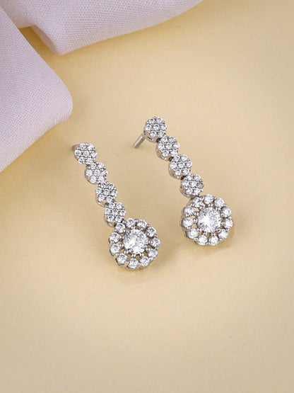 Silver Prima Donna Dangler Earrings