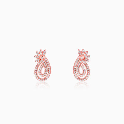 Rose Gold Pure Elegance Earrings