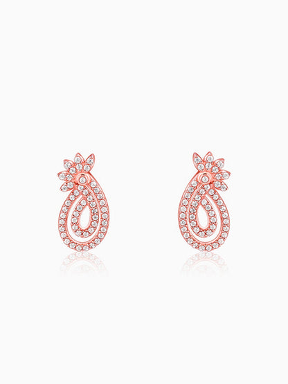 Rose Gold Pure Elegance Earrings