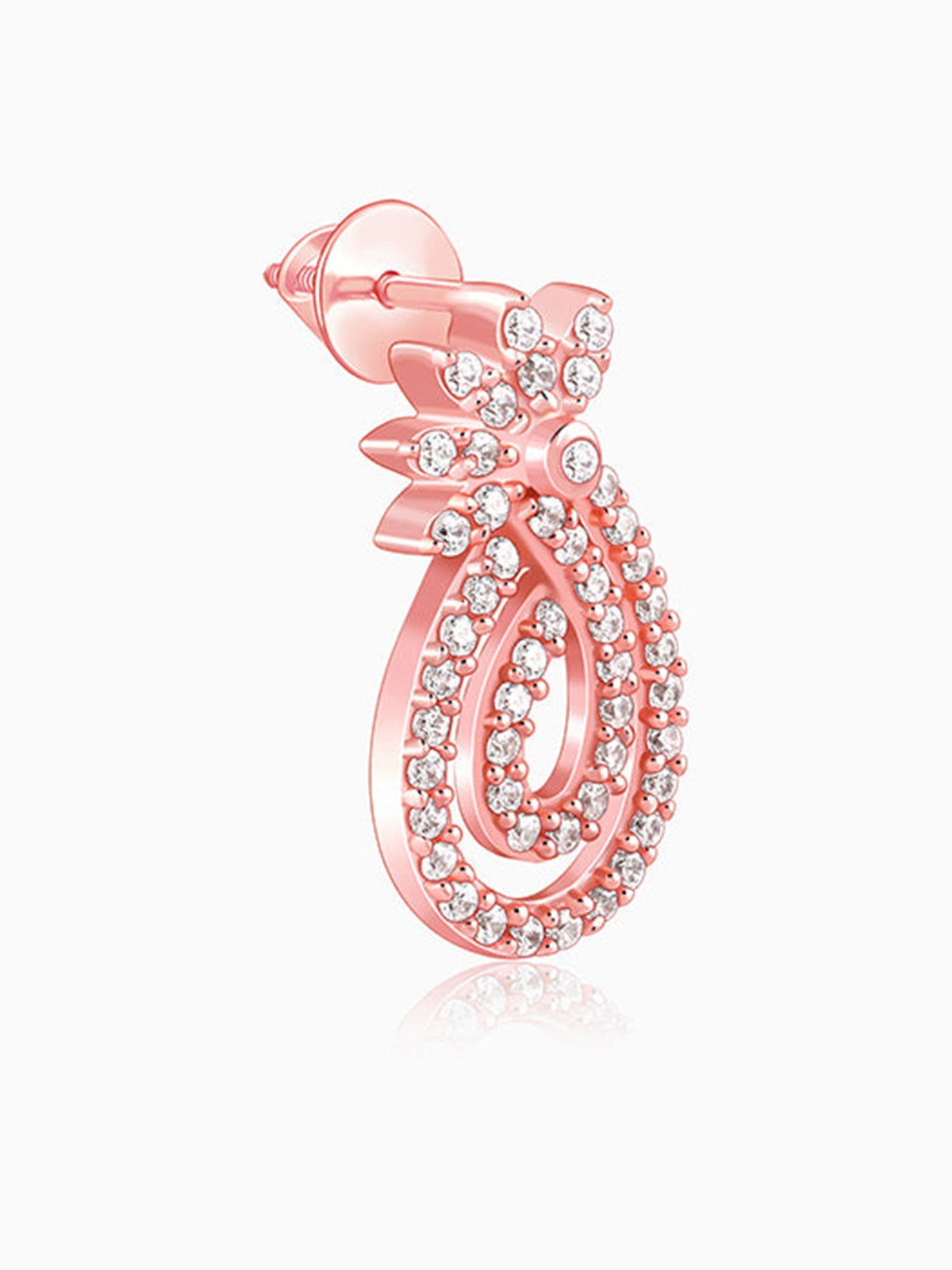 Rose Gold Pure Elegance Earrings