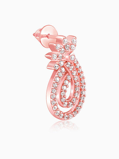 Rose Gold Pure Elegance Earrings