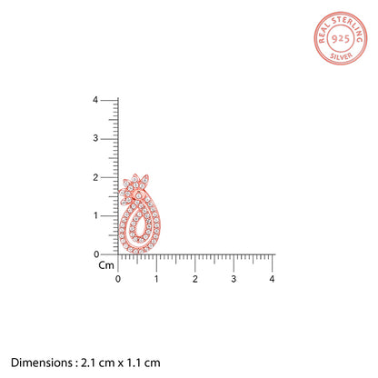 Rose Gold Pure Elegance Earrings