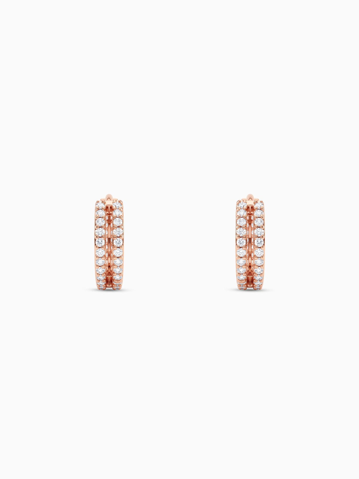 Rose Gold Flaunted Hoop Earrings