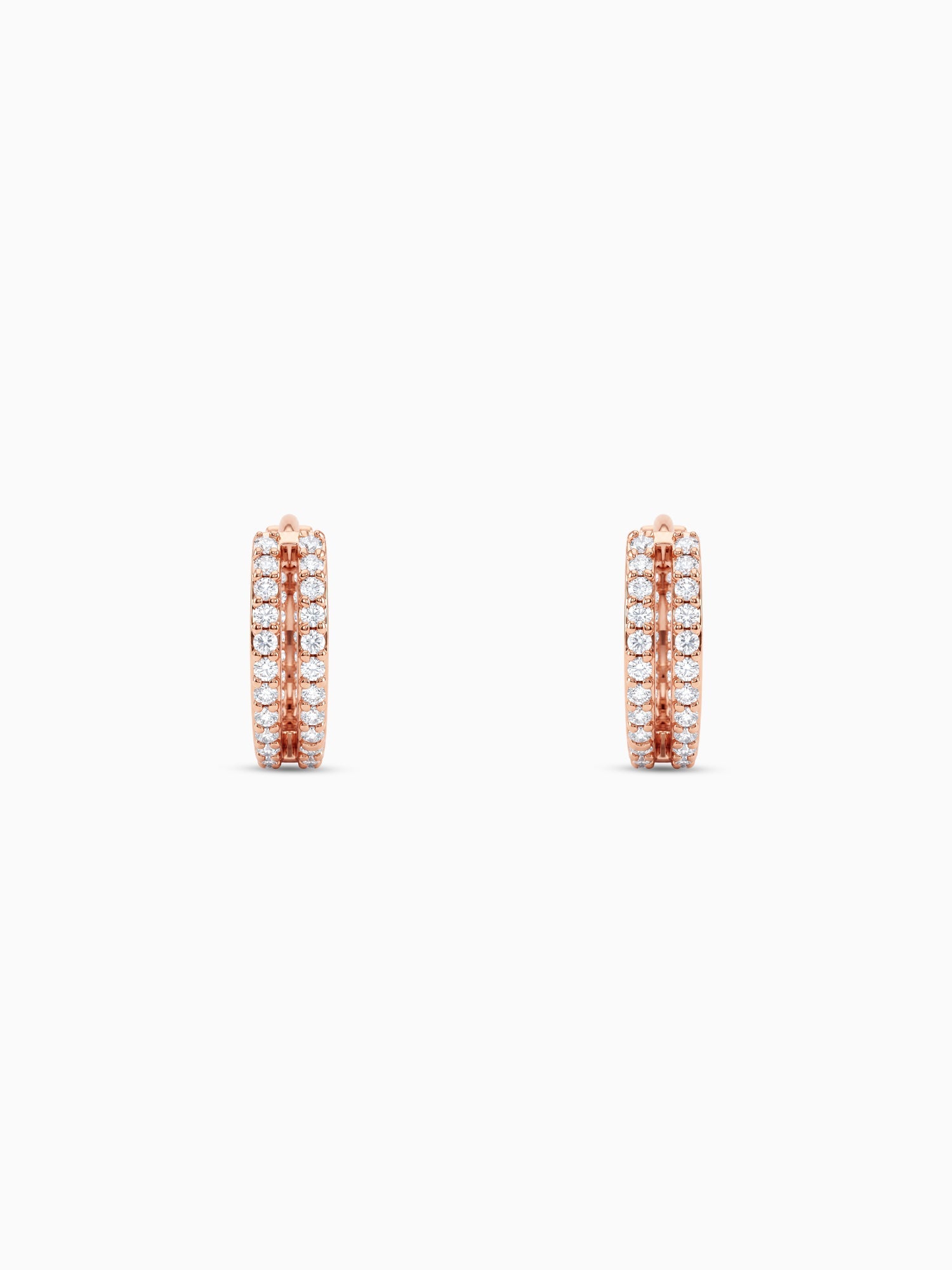 Rose Gold Flaunted Hoop Earrings