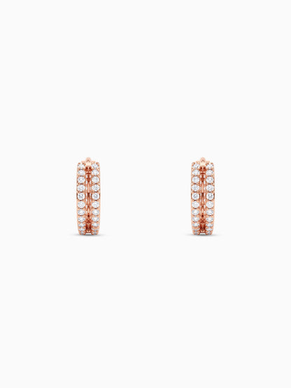 Rose Gold Flaunted Hoop Earrings
