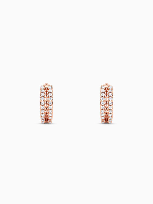 Rose Gold Flaunted Hoop Earrings