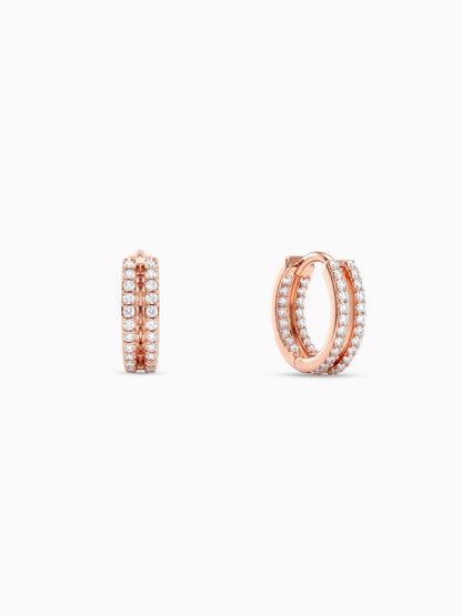 Rose Gold Flaunted Hoop Earrings