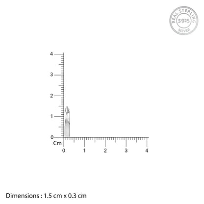 Silver Everyday Glam Hoop Earrings