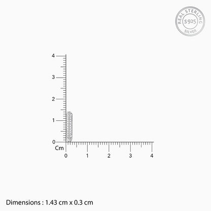 Silver Confidence Hoop Earrings