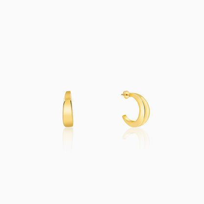 Golden Belle J Stud Earrings