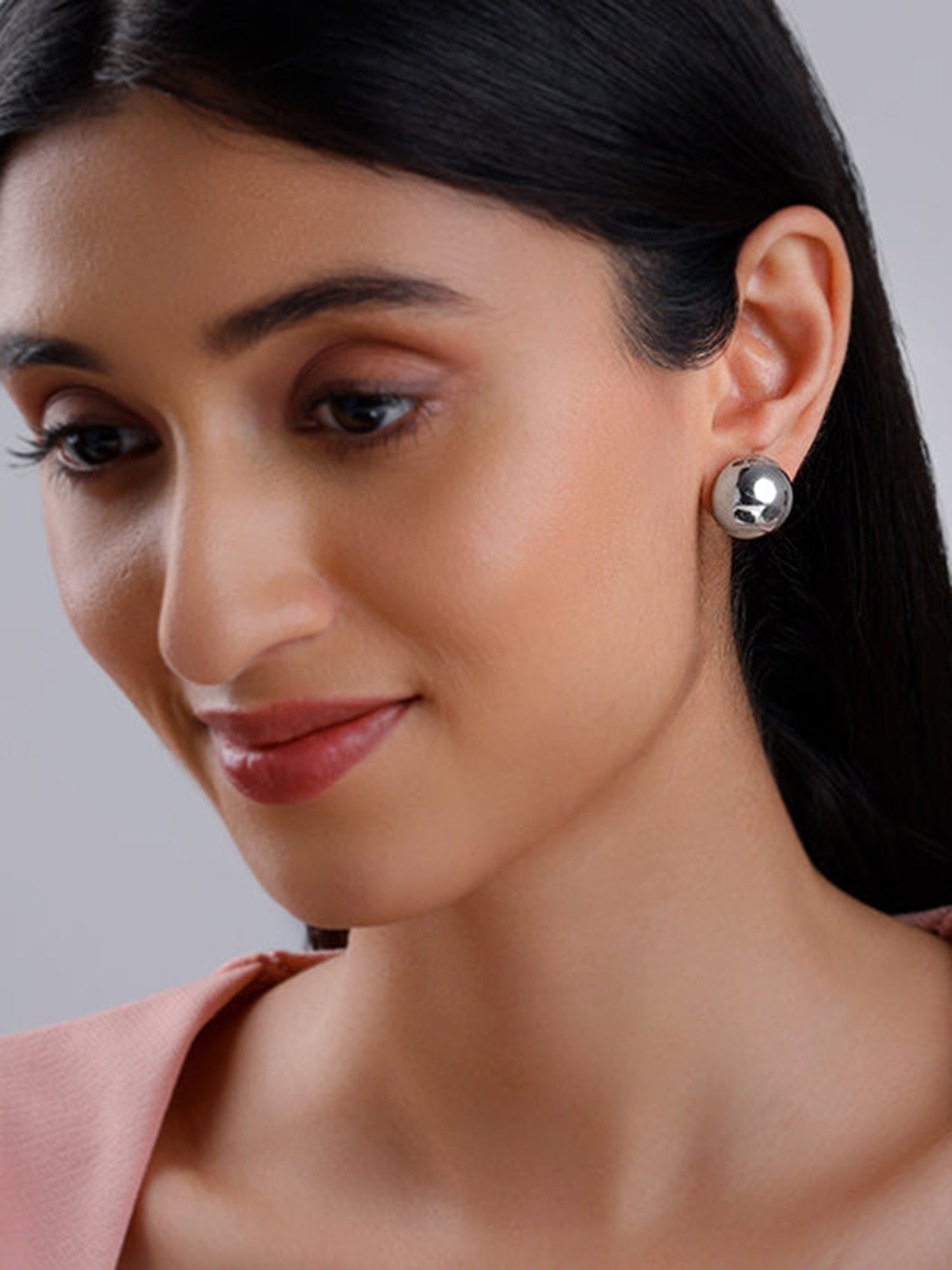 Silver Glow Power Earrings