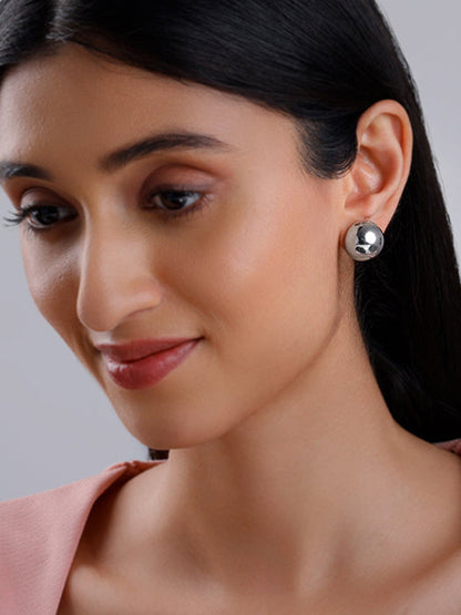 Silver Glow Power Earrings