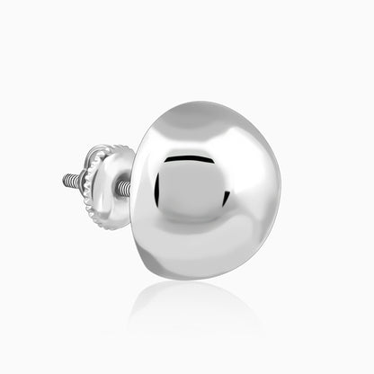 Silver Glow Power Earrings