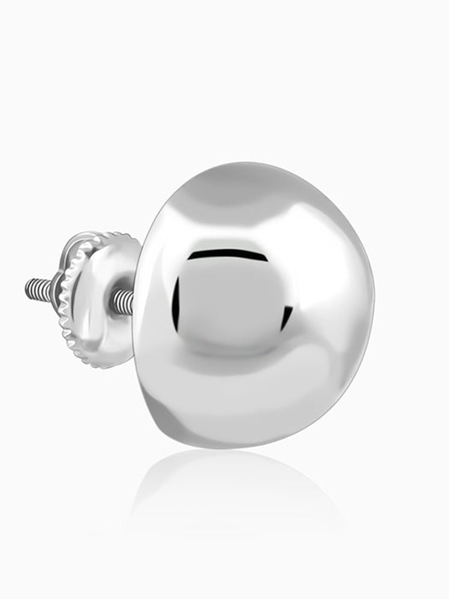 Silver Glow Power Earrings