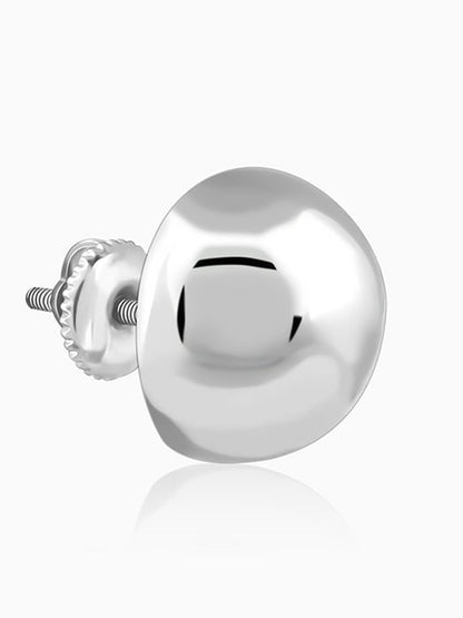 Silver Glow Power Earrings