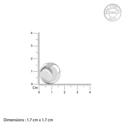 Silver Glow Power Earrings