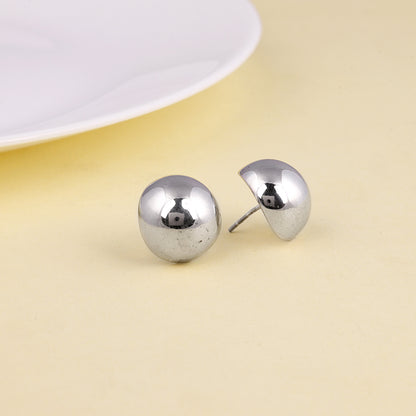 Silver Glow Power Earrings