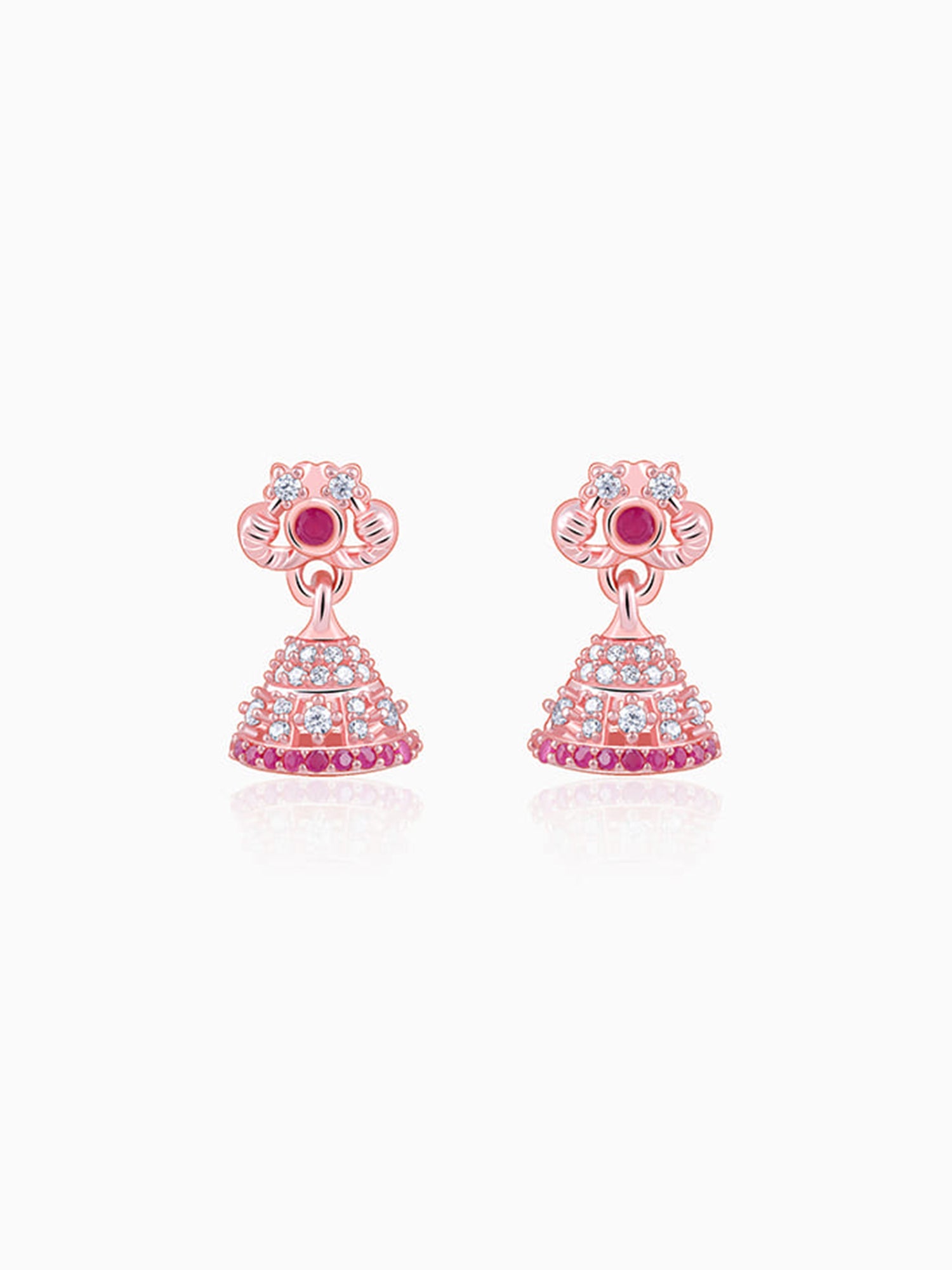 Rose Gold Vaishali Jhumki