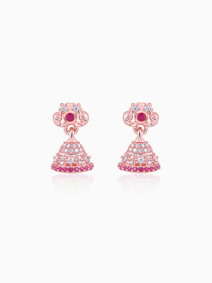 Rose Gold Vaishali Jhumki