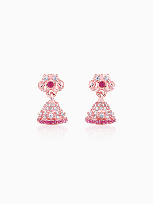 Rose Gold Vaishali Jhumki