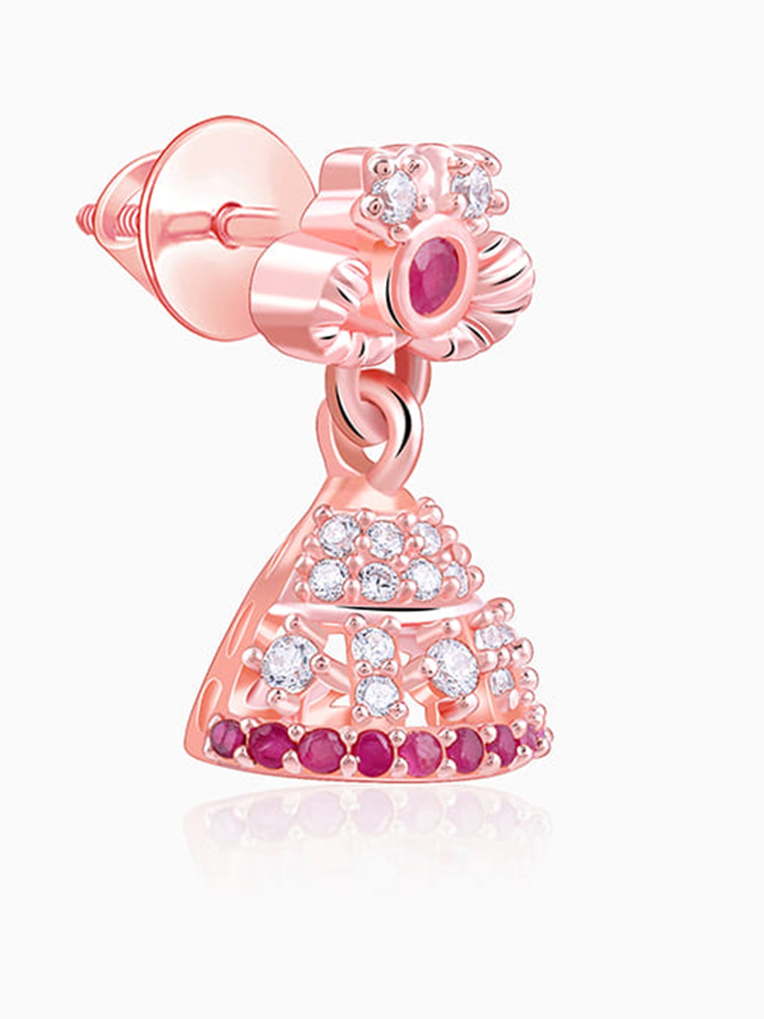 Rose Gold Vaishali Jhumki