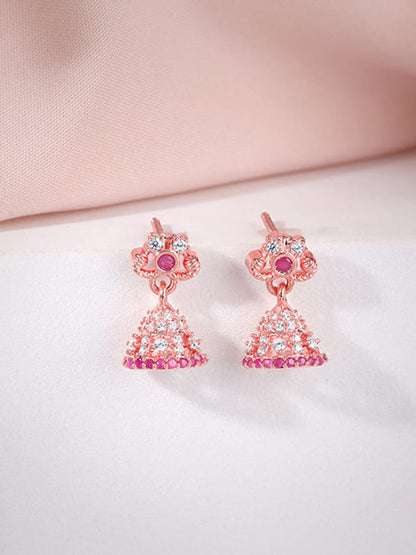 Rose Gold Vaishali Jhumki