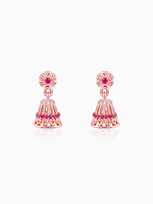 Rose Gold Ahilya Jhumki