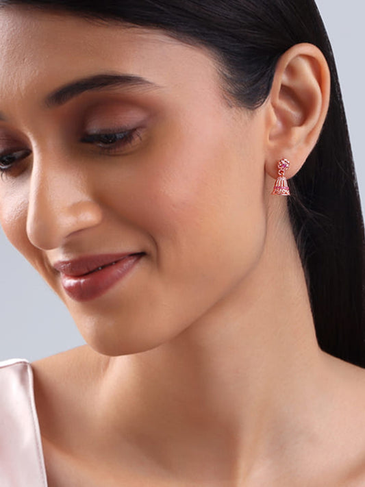 Rose Gold Ahilya Jhumki