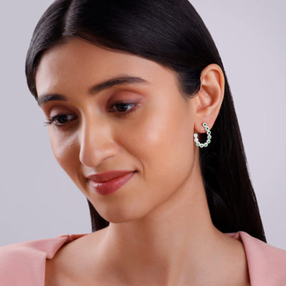 Silver Verde Muse Earrings