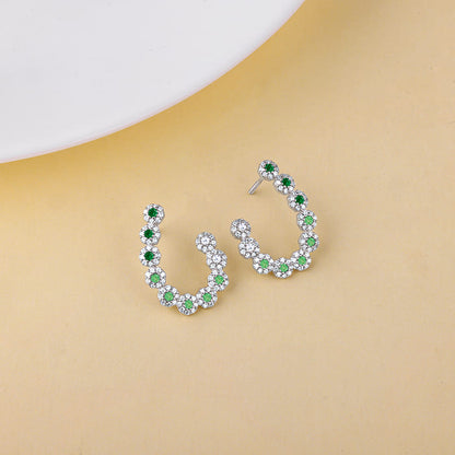 Silver Verde Muse Earrings