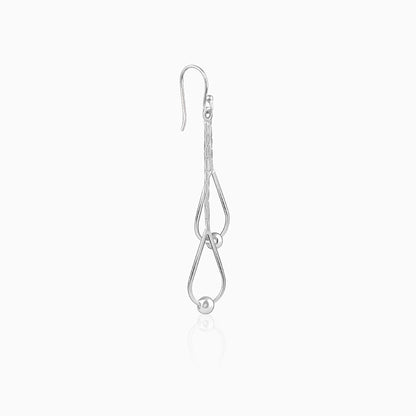 Silver Classy Drip Dangler Earrings