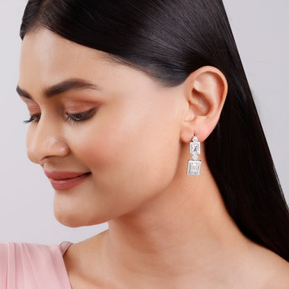 Silver Marion Earrings