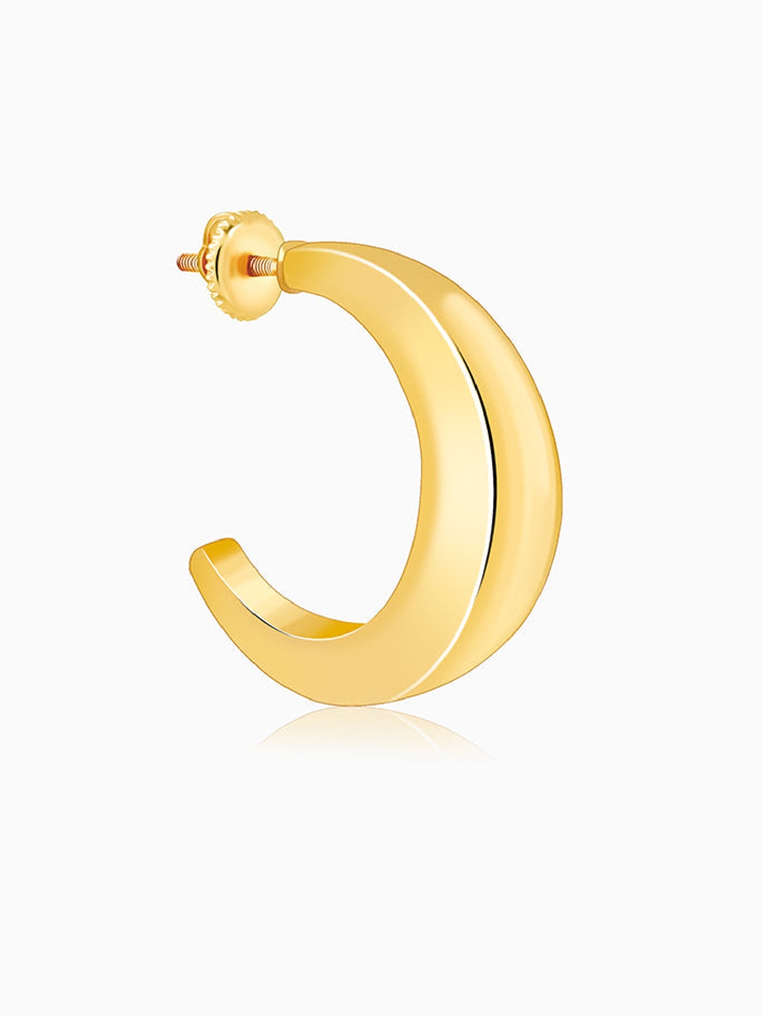 Golden Half Moon Earrings