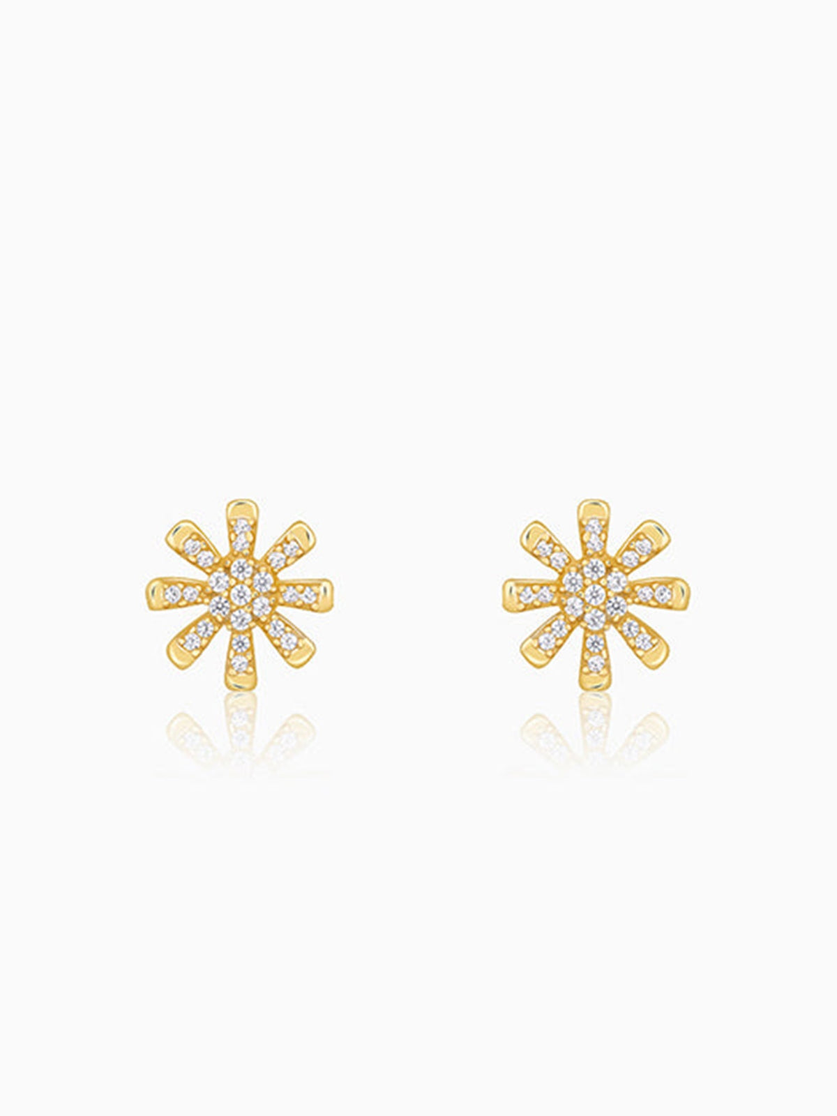 Golden Floret Embrace Studs