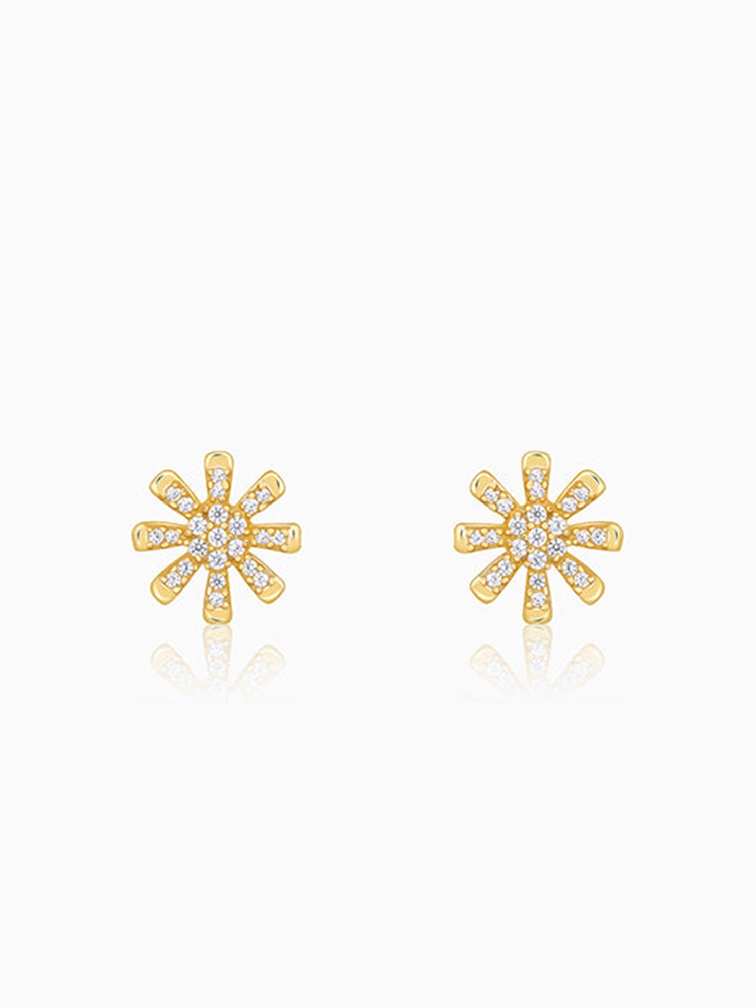 Golden Floret Embrace Studs